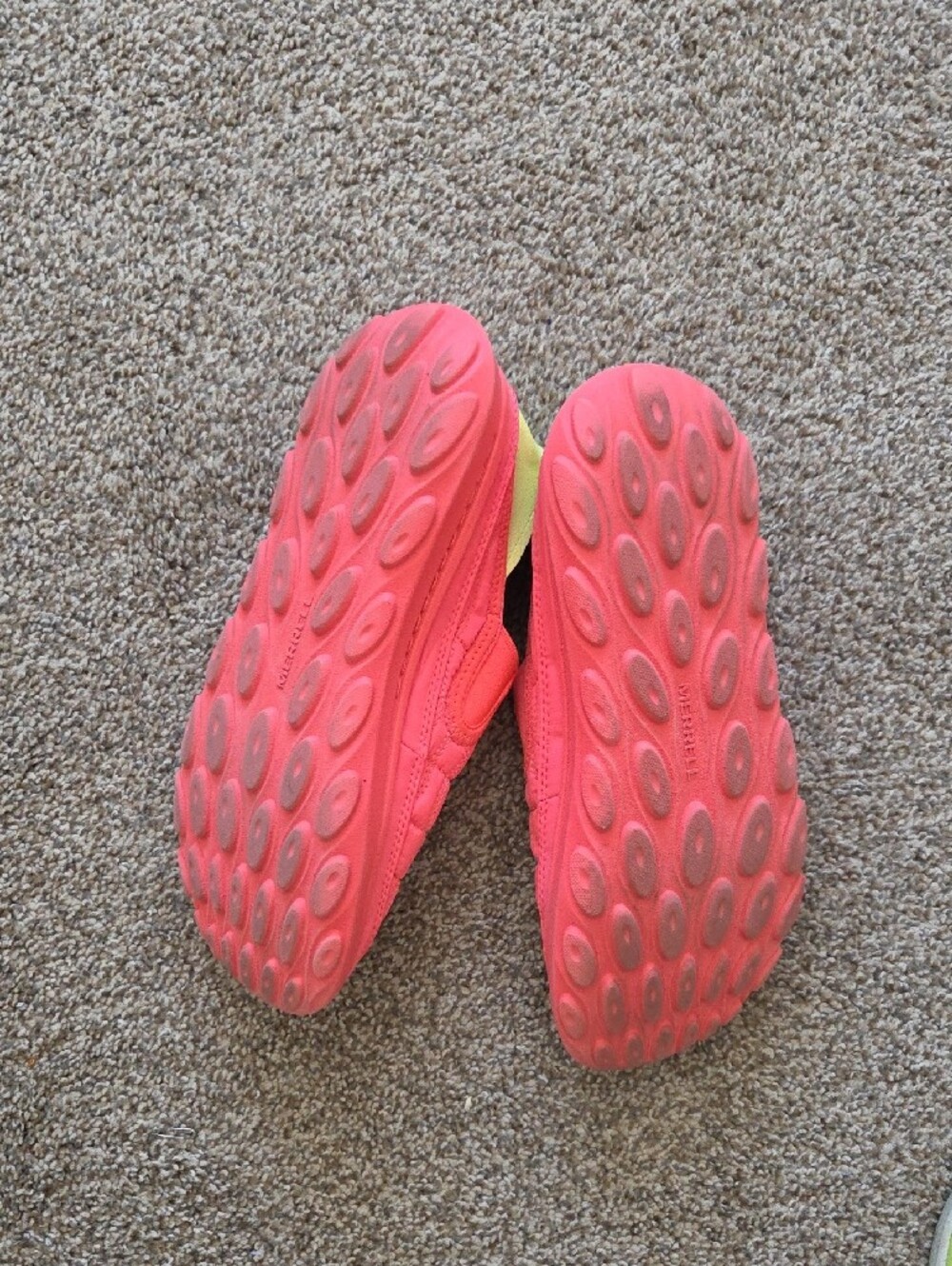 Merrell Womens Quilted Slip-On Sneakers in Coral Size 9 - Picture 3 of 5
